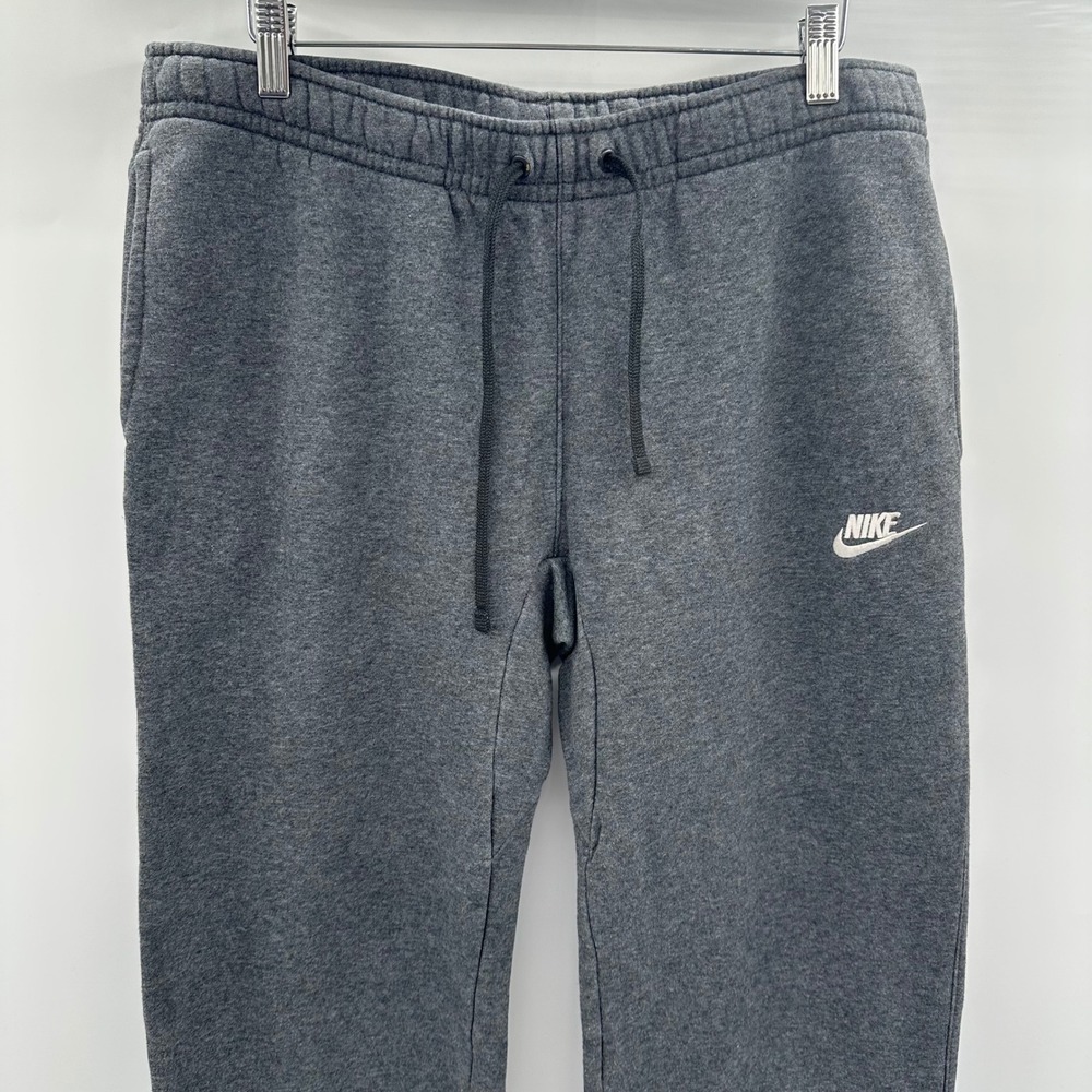 Nike Sportswear Club Fleece Sweatpants Gray Loose 804395-071 Mens Large L